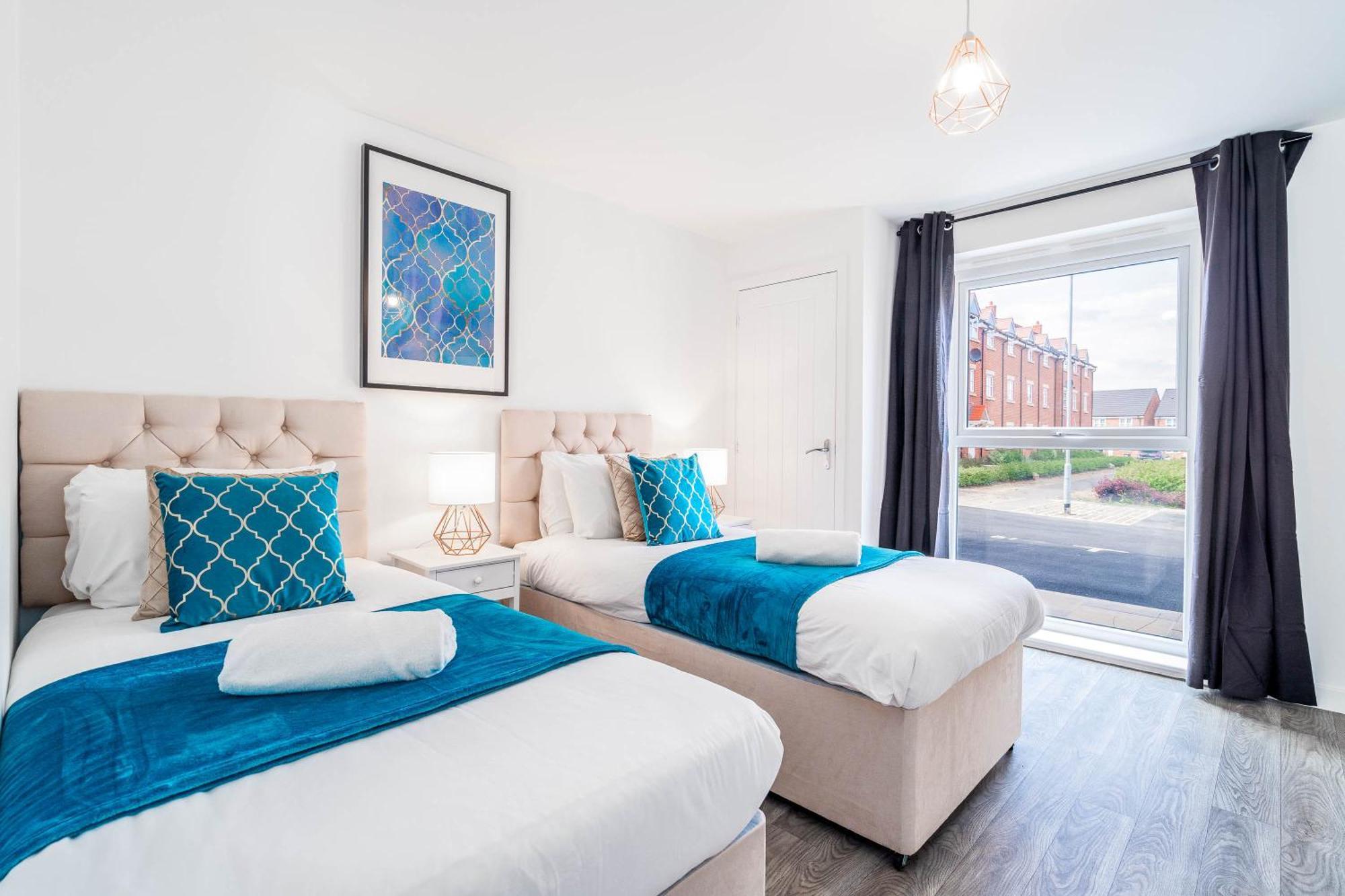 Luxury Apartment - Twin Beds - Selly Oak - Off-Street Parking - Free Netflix & Wifi - Top Rated 9Cc Бирмингем Экстерьер фото