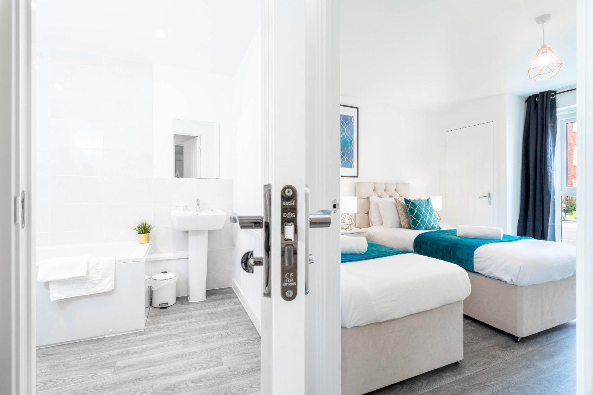 Luxury Apartment - Twin Beds - Selly Oak - Off-Street Parking - Free Netflix & Wifi - Top Rated 9Cc Бирмингем Экстерьер фото